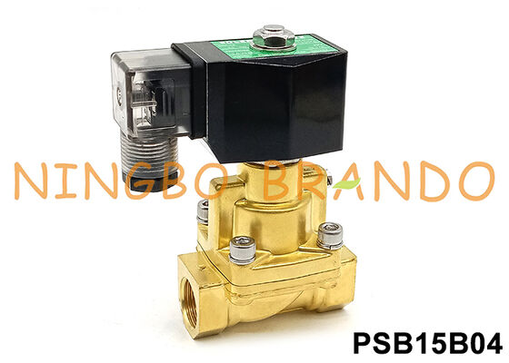 25 bar 1/2'' Steam Brass Solenoid Valve 24VDC 110VAC 220VAC