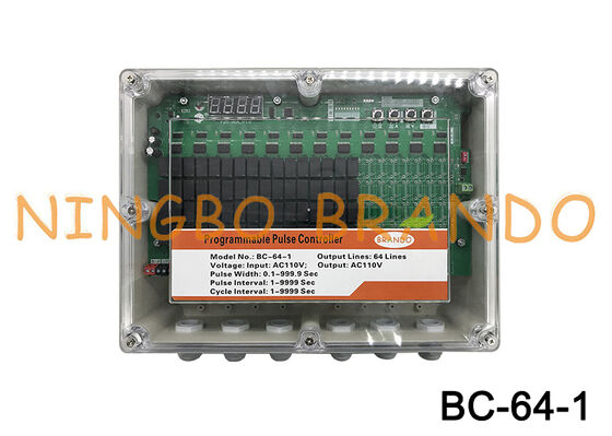 110VAC Input 110VAC Output 64 Lines Pulse Valve Controller For Dust Collector