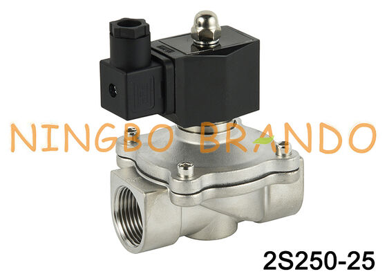 2S250-25 1 Inch 2/2 Way Normally Closed Diaphragm Stainless Steel Valve