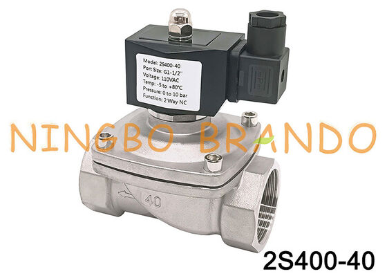 2S Series 2S400-40 Fluid Control Valve 1.5'' Normally Closed