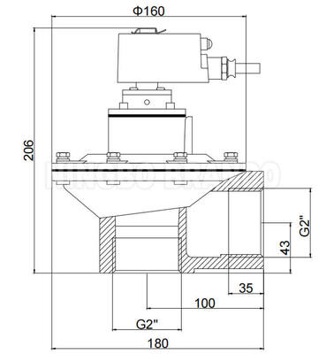 BFEC 2'' DMF-Z-50S ด้วยสอยกันระเบิด 24VDC 220VAC