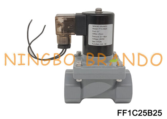 1'' Inch Anti Corrosion Salt Water Acid Resistant Solenoid CPVC Valve DN25