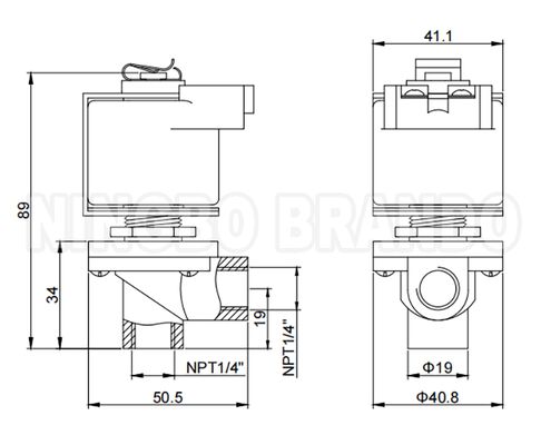 RCA5D0 RCA5D1 RCA5D2 โกเยน ประเภท วาล์วเครื่องบินระยะไกล 1/4' 12V 24V 110V 220V