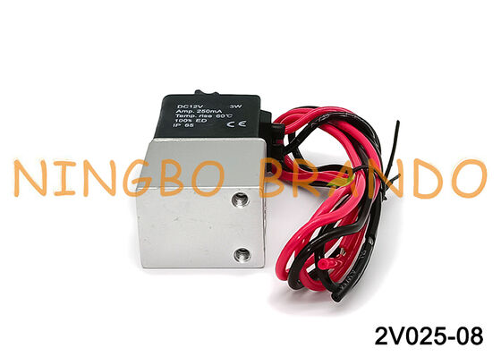 AIRTAC ประเภท 2V025-08 โซลินอยด์วาล์ว 2 ทาง 1/4 '' Flying Leads