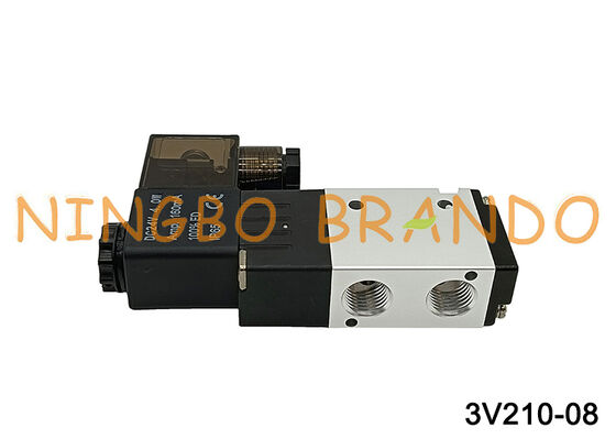 Airtac ประเภท 3V210-08-NC 3V210-08-NO โซลินอยด์วาล์ว 3/2 ทาง 3V200 Series