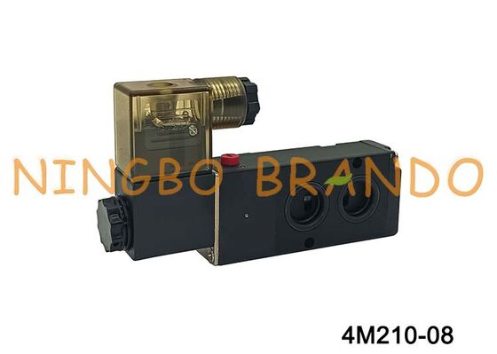 Airtac ประเภท 4M210-08 NAMUR โซลินอยด์วาล์ว 4M21008A 5/2 ทาง 4M Series