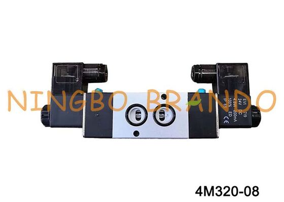 4M320-08 AC110V 2 ตำแหน่ง 5 ทาง NAMUR โซลินอยด์วาล์ว 220VAC