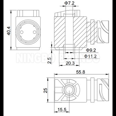คอยล์โซลินอยด์ 24V DC สำหรับวาล์วโซลินอยด์เบรกแอร์รถบรรทุก A5410560304