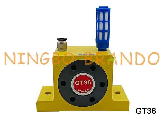 GT36 G 3/8 '' เครื่องสั่นกังหันอลูมิเนียมนิวเมติกสำหรับถังอุตสาหกรรม