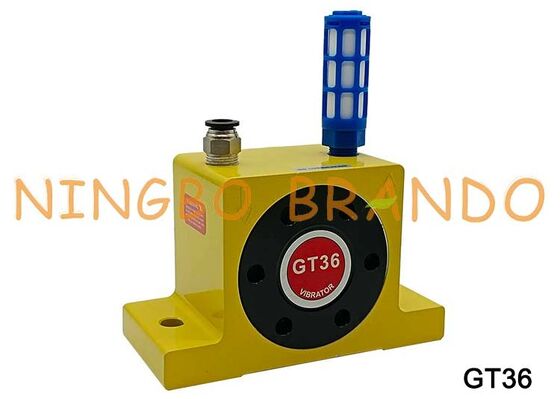 GT36 G 3/8 '' เครื่องสั่นกังหันอลูมิเนียมนิวเมติกสำหรับถังอุตสาหกรรม