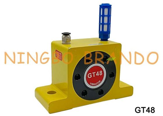 GT48 3/8'' เครื่องสั่นกังหันแบบนิวเมติก เครื่องสั่นอุตสาหกรรมสีทองเงียบสำหรับ Hopper Golden