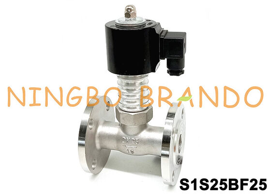 DN25 Flange High Temperature Steam Stainless Steel Solenoid Valve