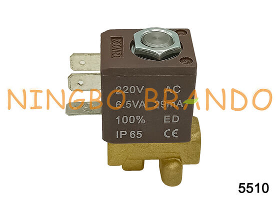 โซลินอยด์วาล์วทองเหลืองประเภท CEME สำหรับอุตสาหกรรม 5510 NC 1/8 '' 24V 220V