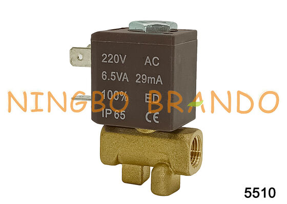 โซลินอยด์วาล์วทองเหลืองประเภท CEME สำหรับอุตสาหกรรม 5510 NC 1/8 '' 24V 220V