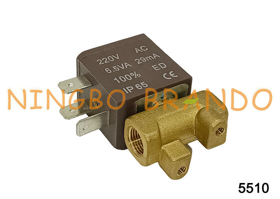โซลินอยด์วาล์วทองเหลืองประเภท CEME สำหรับอุตสาหกรรม 5510 NC 1/8 '' 24V 220V