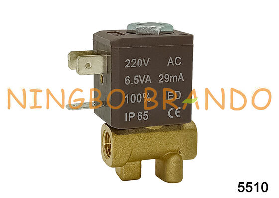 โซลินอยด์วาล์วทองเหลืองประเภท CEME สำหรับอุตสาหกรรม 5510 NC 1/8 '' 24V 220V