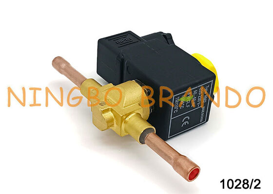 Castel Type 1028/2 Refrigeration Solenoid Valve for Air Conditioning Freezer ODS