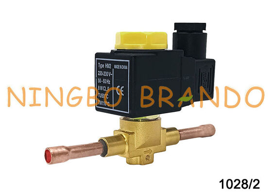 Castel Type 1028/2 Refrigeration Solenoid Valve for Air Conditioning Freezer ODS