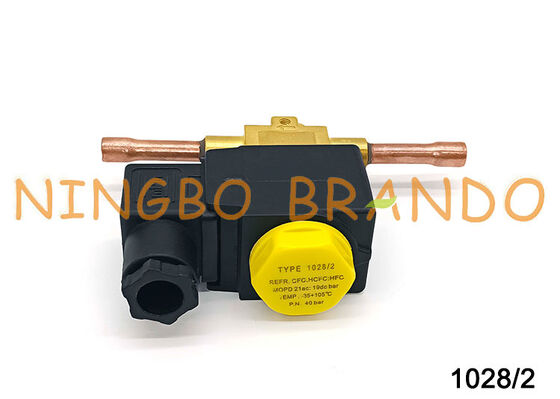 Castel Type 1028/2 Refrigeration Solenoid Valve for Air Conditioning Freezer ODS