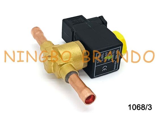 Castel Type Solenoid Valve 3/8'' Solder 1068/3A7 Air Conditioning Freezer Solenoid Valve