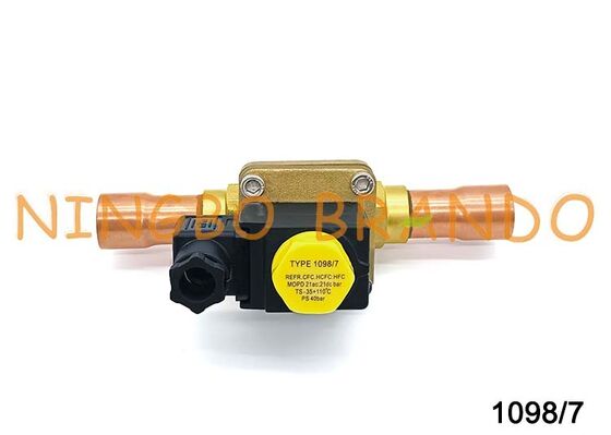 1098/7 Castel Type Normally Closed Solenoid Valve 7/8'' Solder 1098/7A7