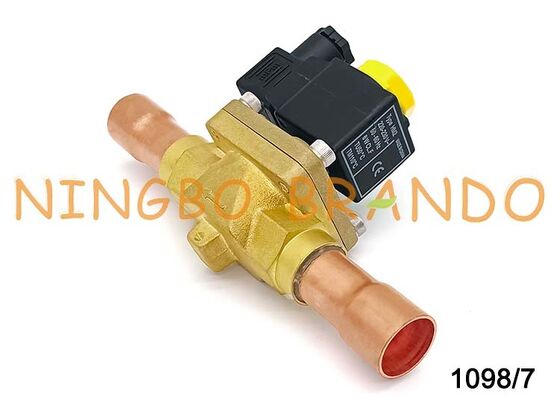 1098/7 Castel Type Normally Closed Solenoid Valve 7/8'' Solder 1098/7A7