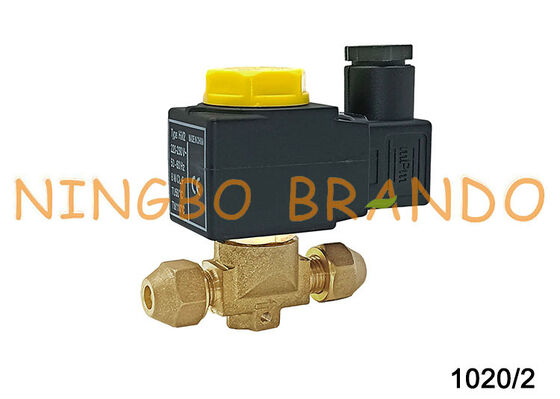 Castel Type 1020/2 เครื่องปรับอากาศตู้แช่แข็งโซลินอยด์วาล์ว 1020/2A6 1/4''