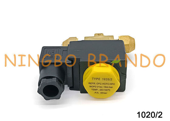 Castel Type 1020/2 เครื่องปรับอากาศตู้แช่แข็งโซลินอยด์วาล์ว 1020/2A6 1/4''