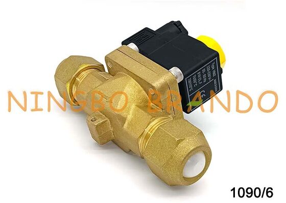 โซลินอยด์วาล์วทำความเย็น Castel Type 1090/6 Flare 3/4 '' SAE