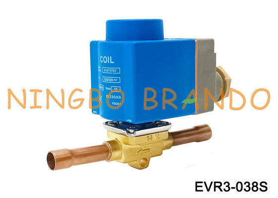 Solenoid Valve Danfoss Type 032F1204 EVR 3 3/8 in Solder NC