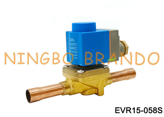 EVR 15 5/8 '' บัดกรี Danfoss ประเภทโซลินอยด์วาล์ว 032F1228 032L1228
