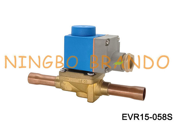 EVR 15 5/8 '' บัดกรี Danfoss ประเภทโซลินอยด์วาล์ว 032F1228 032L1228