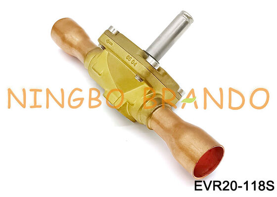 Danfoss ประเภท EVR 20 โซลินอยด์วาล์ว 1-1/8 นิ้ว ODF NC 032L1244