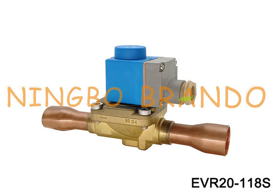 Danfoss ประเภท EVR 20 โซลินอยด์วาล์ว 1-1/8 นิ้ว ODF NC 032L1244