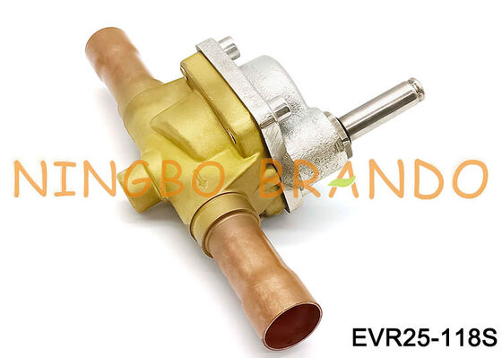 Danfoss ประเภท 032L2201 โซลินอยด์วาล์ว EVR 25 บัดกรี ODF 1 1/8 นิ้ว