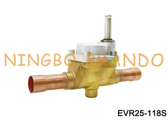 Danfoss ประเภท 032L2201 โซลินอยด์วาล์ว EVR 25 บัดกรี ODF 1 1/8 นิ้ว