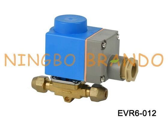 โซลินอยด์วาล์ว Danfoss Type EVR 6 NC แฟลร์ 1/2'' SAE 220VAC