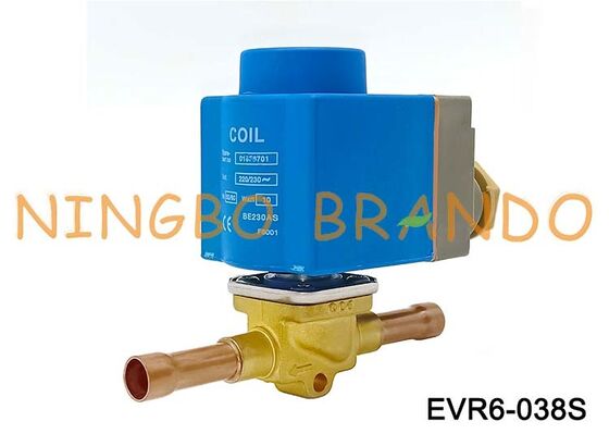 โซลินอยด์วาล์ว Danfoss ประเภท 032F1212 EVR 6 3/8'' บัดกรี