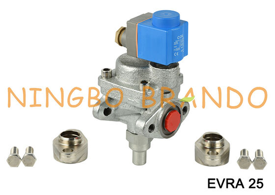 โซลินอยด์วาล์ว Danfoss ประเภท EVRA 25 032F6225 วาล์วทำความเย็นแอมโมเนีย