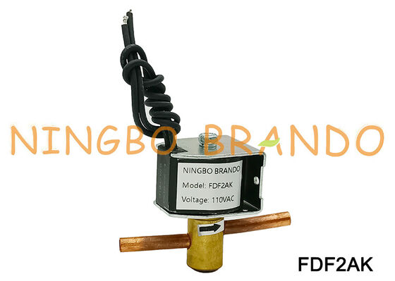 SANHUA ประเภท FDF2AK01 โซลินอยด์วาล์วเปิดตามปกติ 24V 110V 220V