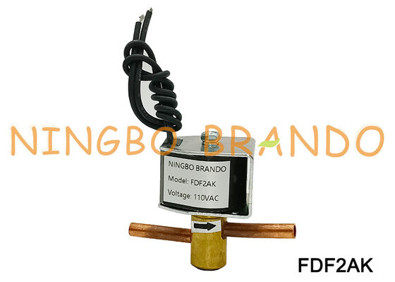 SANHUA ประเภท FDF2AK01 โซลินอยด์วาล์วเปิดตามปกติ 24V 110V 220V