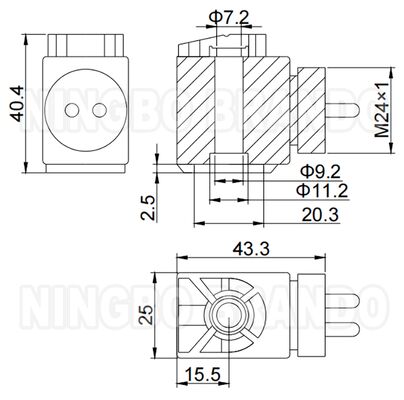 24VDC โซเลนอยด์โค้ล สําหรับ Scania รถบรรทุก แวลฟ์กล่องเกียร์ 1423566 1364636