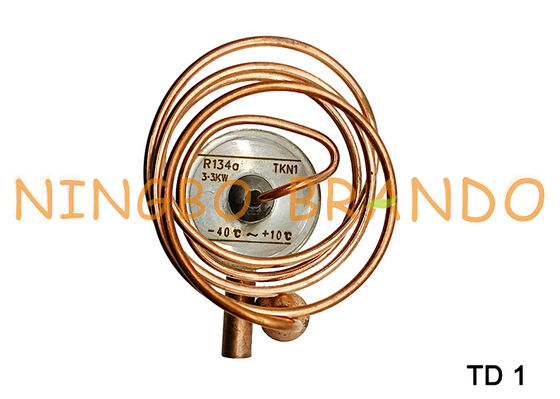 Thermostatic expansion valve Danfoss Type TD1 R134a R22 R407C R404A