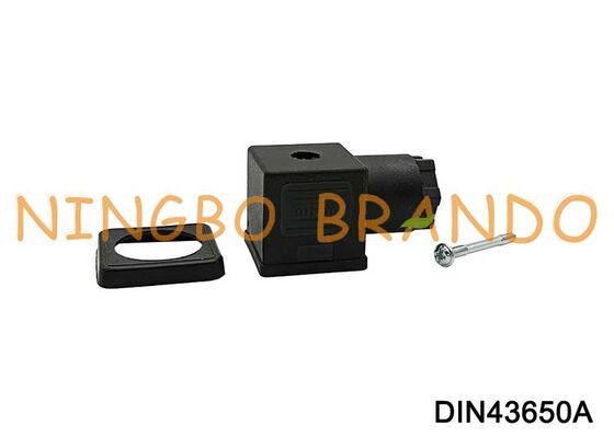 DIN43650A ขั้วต่อคอยล์โซลินอยด์ 18 มม. 3 PIN DIN 43650 ประเภท A