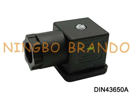 DIN43650A ขั้วต่อคอยล์โซลินอยด์ 18 มม. 3 PIN DIN 43650 ประเภท A