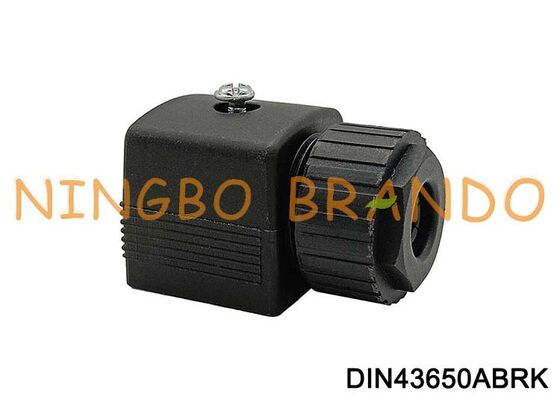 ประเภท 2508 ขั้วต่อปลั๊กสายเคเบิลโซลินอยด์คอยล์ DIN43650A 18 มม. DIN 43650 Type A