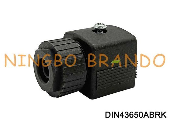 ประเภท 2508 ขั้วต่อปลั๊กสายเคเบิลโซลินอยด์คอยล์ DIN43650A 18 มม. DIN 43650 Type A