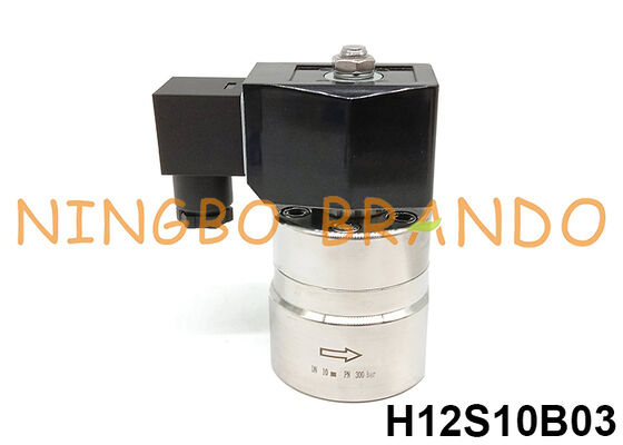 โซลินอยด์วาล์วแรงดันสูง 300 บาร์ 3/8'' 220V 110V 24V 12V