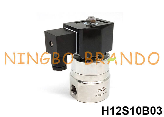 โซลินอยด์วาล์วแรงดันสูง 300 บาร์ 3/8'' 220V 110V 24V 12V
