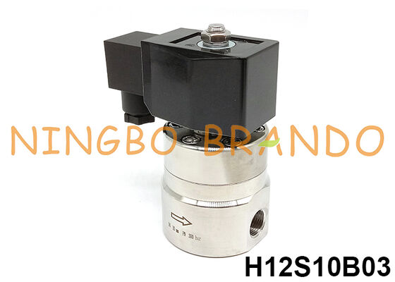 โซลินอยด์วาล์วแรงดันสูง 300 บาร์ 3/8'' 220V 110V 24V 12V